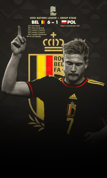Belgium dominates Poland in statement Nations League win